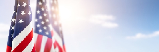 American flags