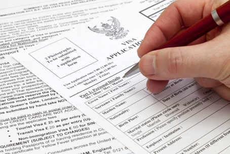 visa paperwork
