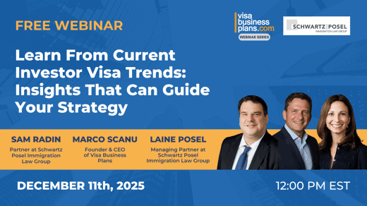 WEBINAR: Learn From Current Investor Visa Trends: Insights That Can Guide Your Strategy